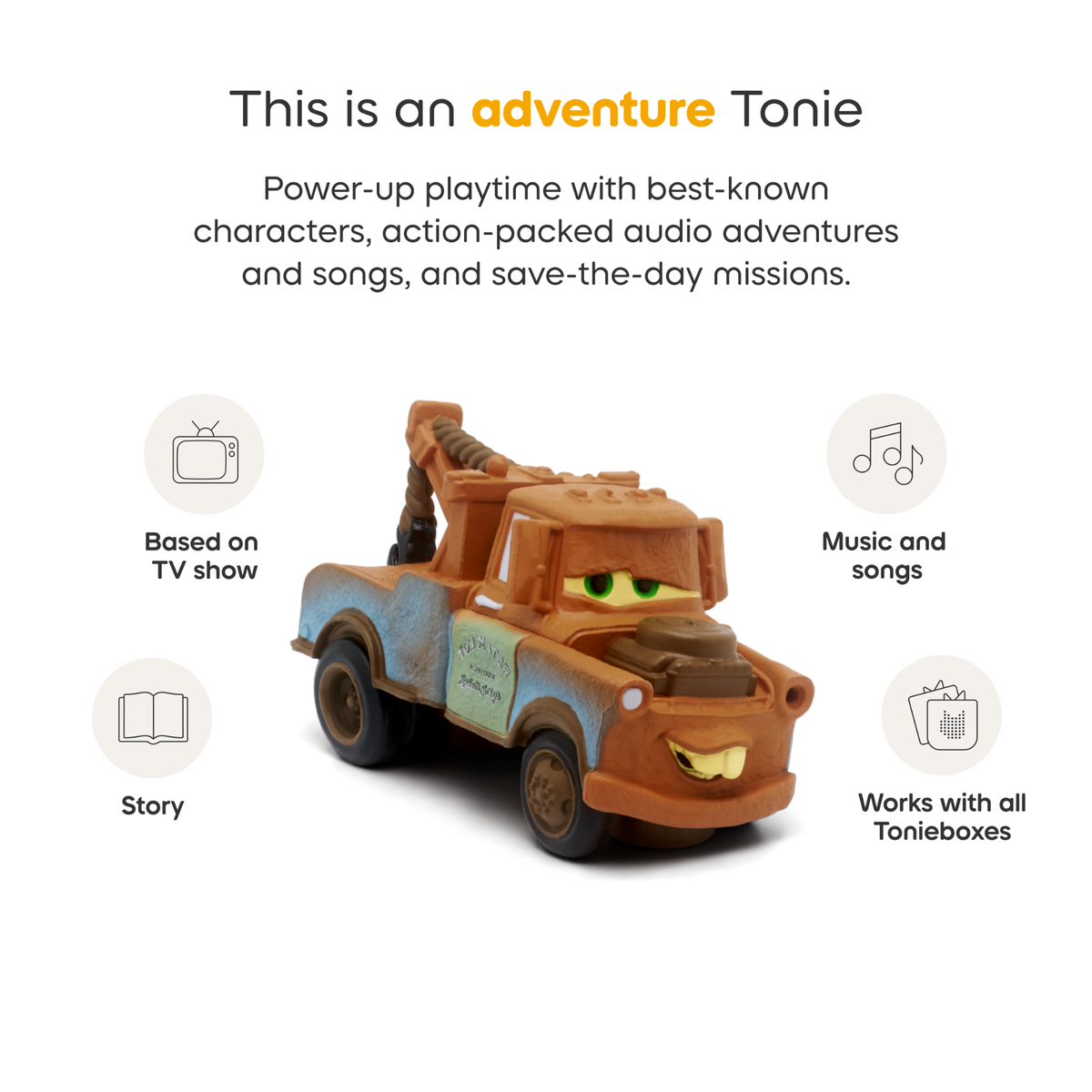 Tonie Audio Character - Disney & Pixar Cars: Mater Tonie