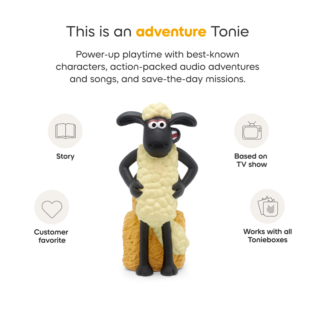 Tonie Audio Character - Shaun the Sheep - The Farmer's Llamas