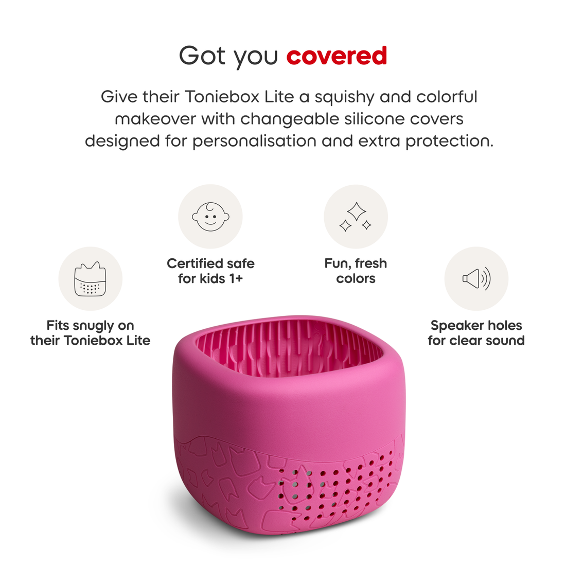 Toniebox Lite Cover - Berry Pink