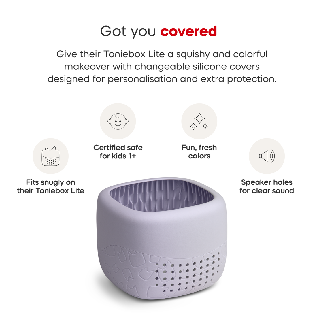 Toniebox Lite Cover - Pastel Lilac