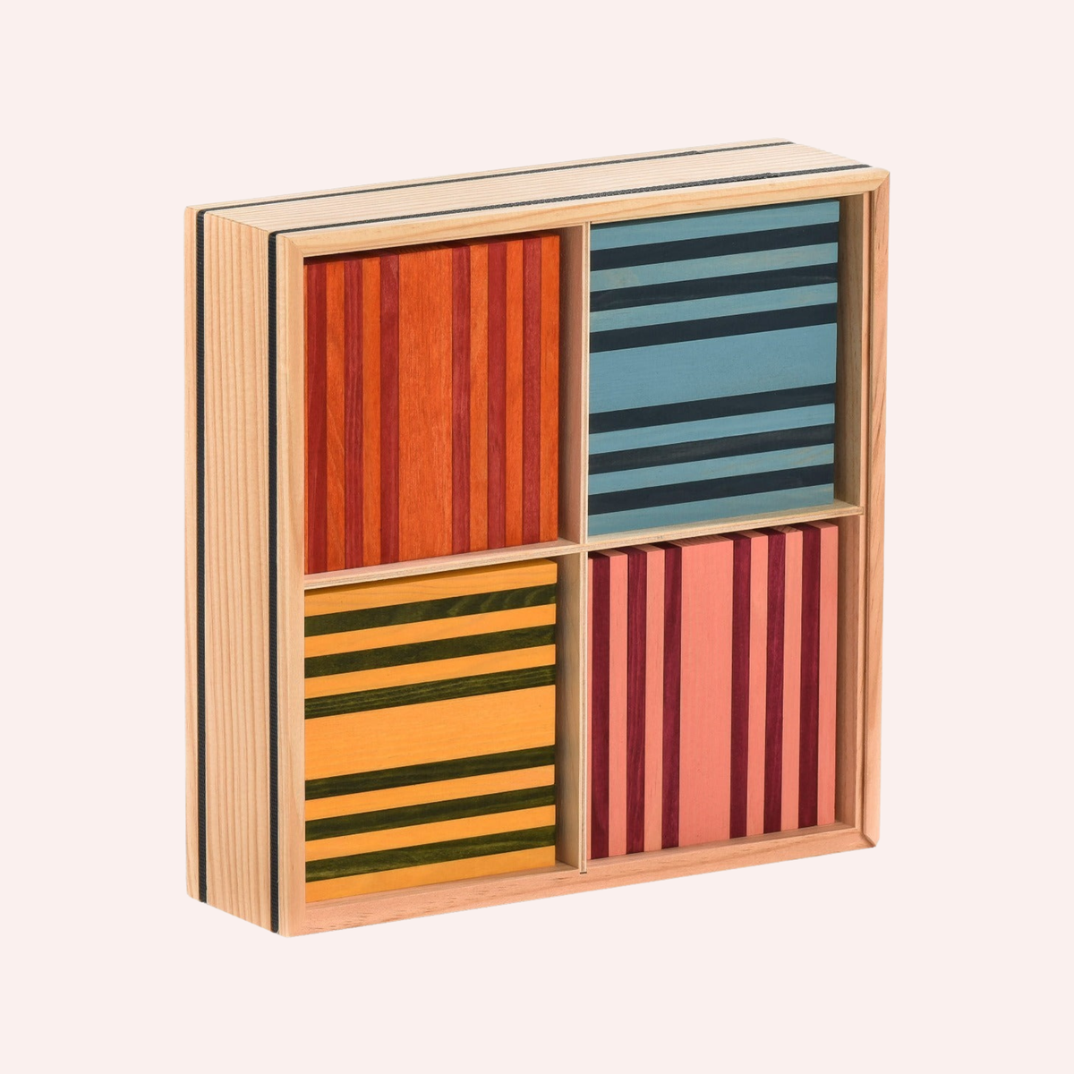 KAPLA Blocks Building Planks - Octocolour Case (Set of 100)
