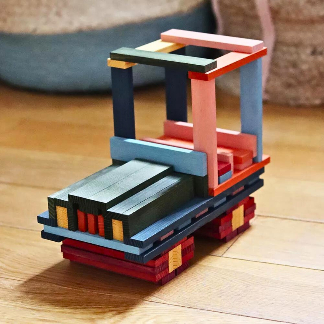 KAPLA Blocks Building Planks - Octocolour Case (Set of 100)