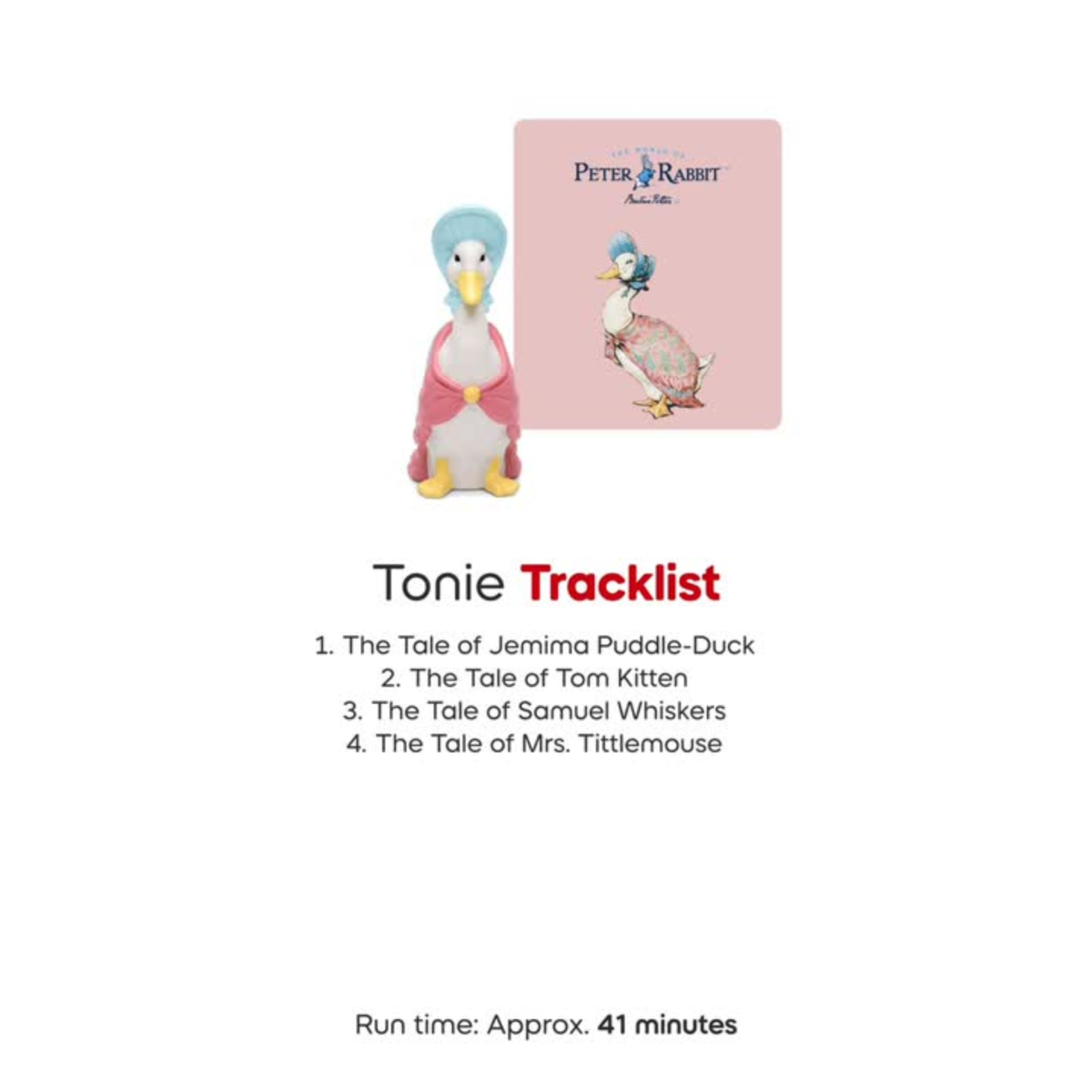Tonie Audio Character - Peter Rabbit - Jemima Puddle-Duck