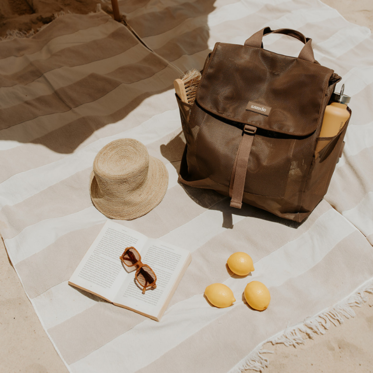 Beach Hauler Mesh Backpack - Espresso