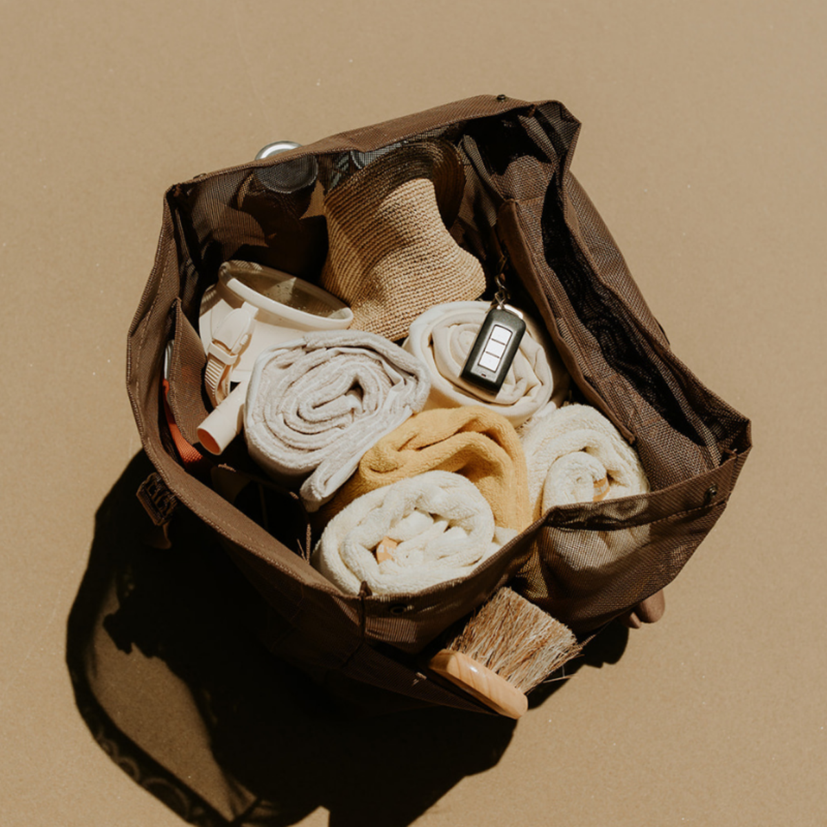 Beach Hauler Mesh Backpack - Espresso
