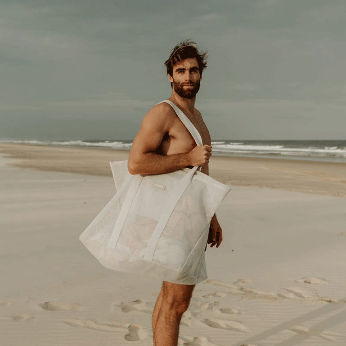 Beach Hauler Mesh Beach Bag - Sand