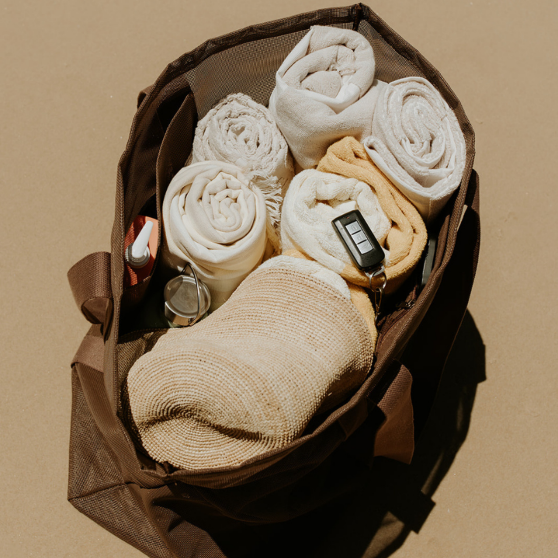 Beach Hauler Mesh Beach Bag - Espresso