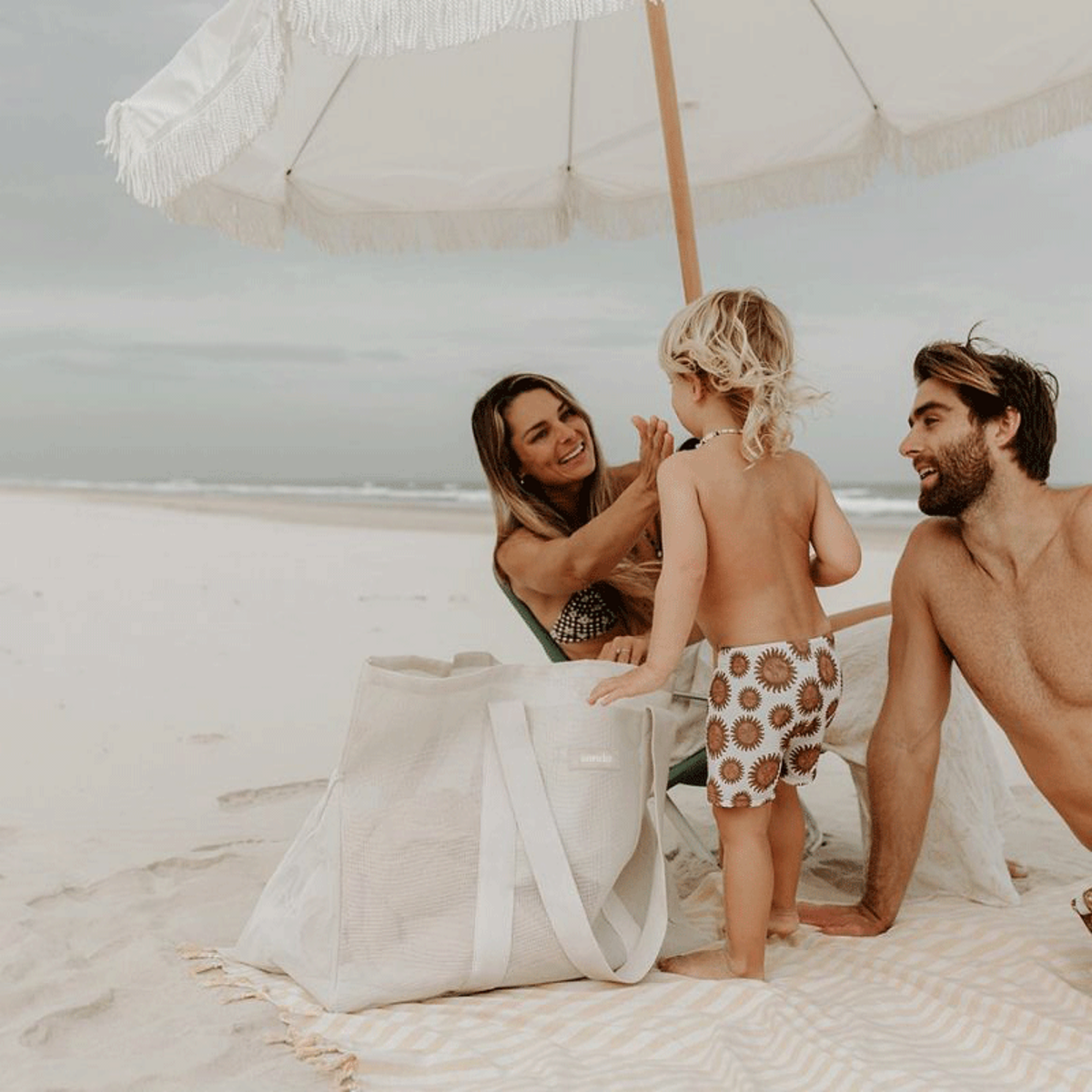 Beach Hauler Mesh Beach Bag - Sand