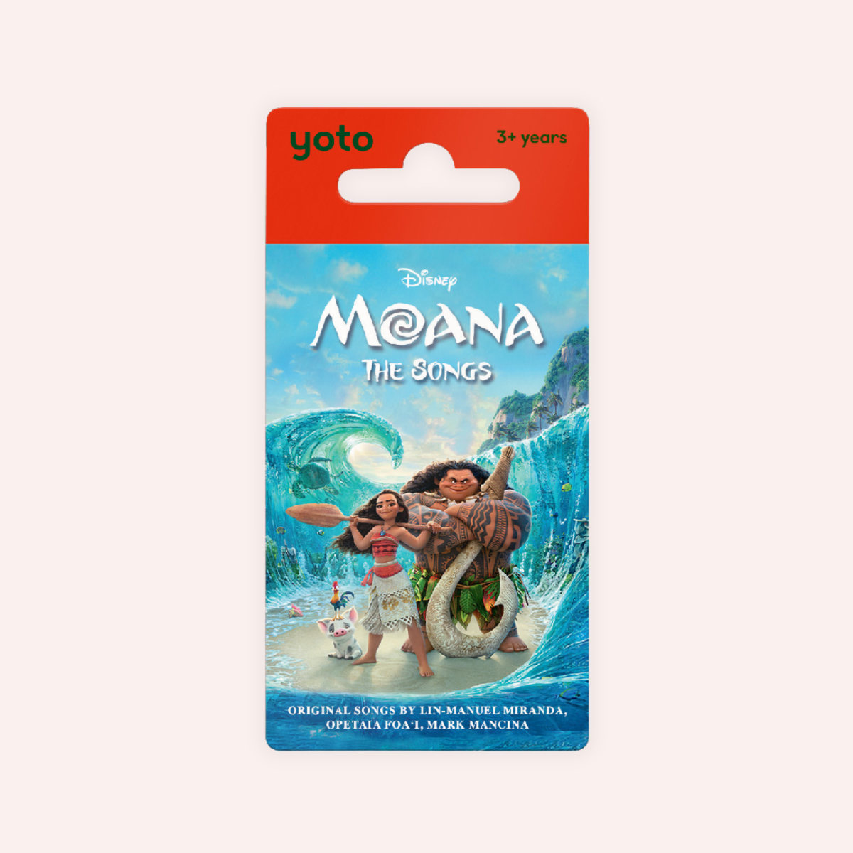 Yoto Card - Moana: The Songs