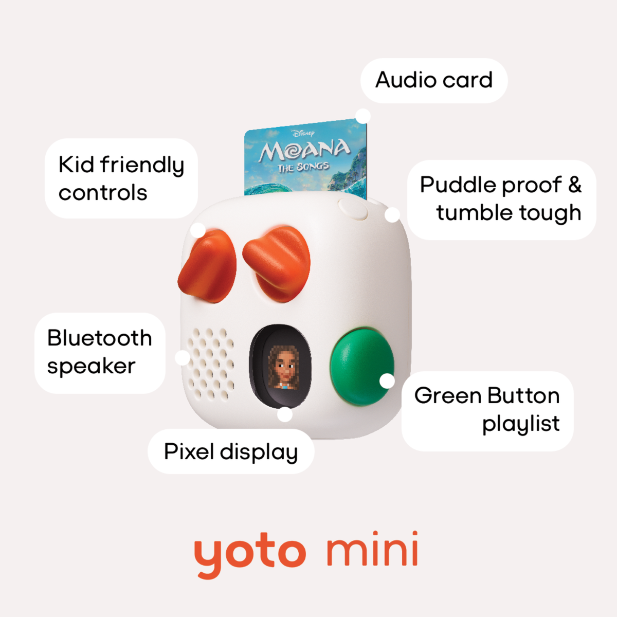 Yoto Card - Moana: The Songs
