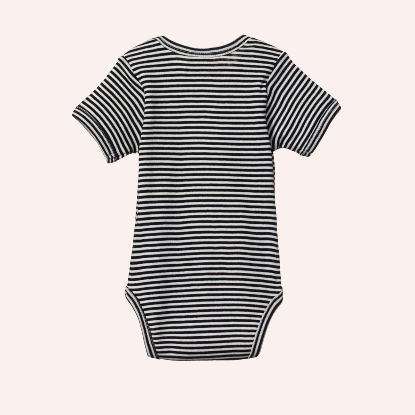 Short Sleeve Bodysuit - Navy Stripe