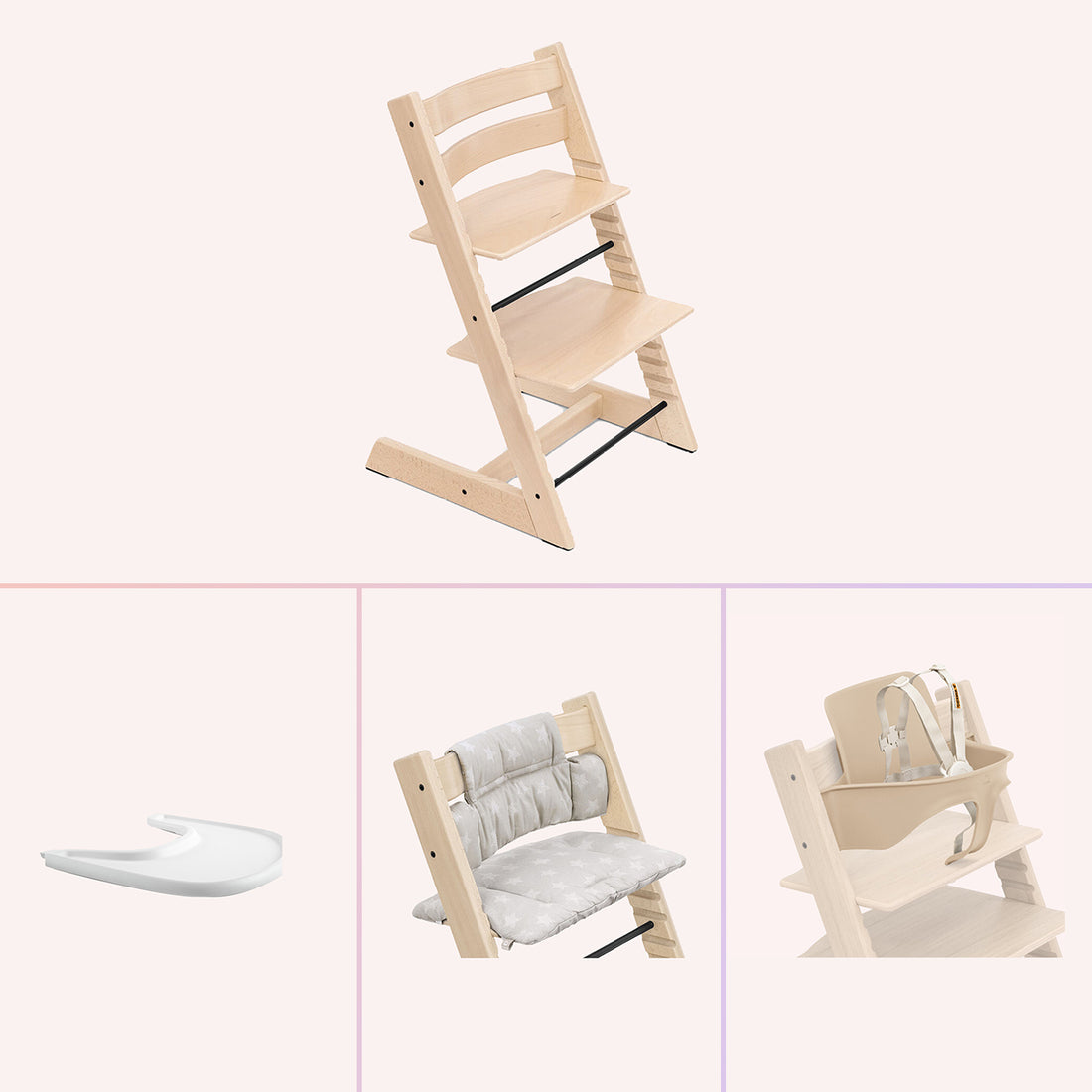 Stokke Tripp Trapp Chair Complete Bundle