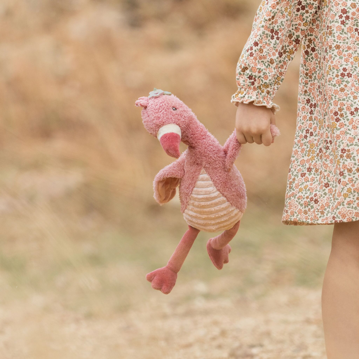 Safari Friends Cuddle Flamingo