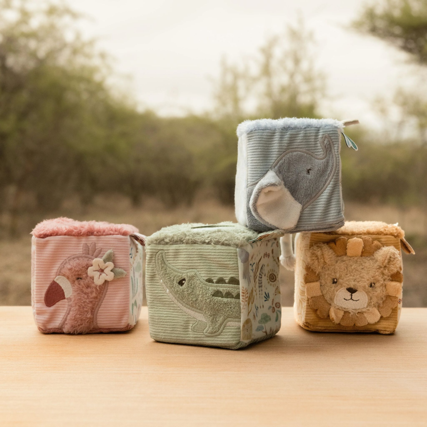 Safari Friends Soft Block Set