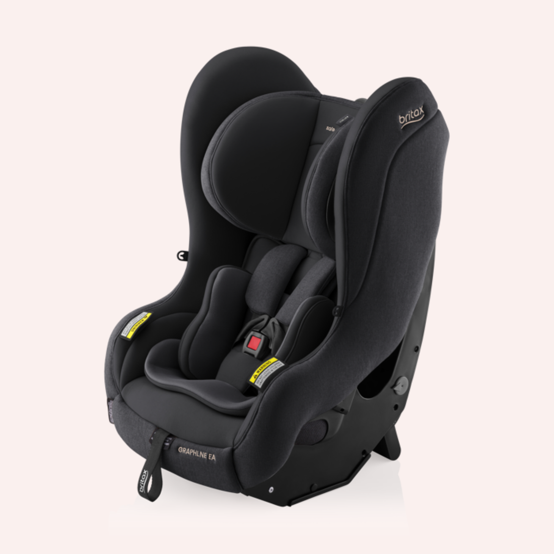 Safe-N-Sound Graphene EA Ifix Convertible Car Seat (0-4 years) - Raven Black by Britax