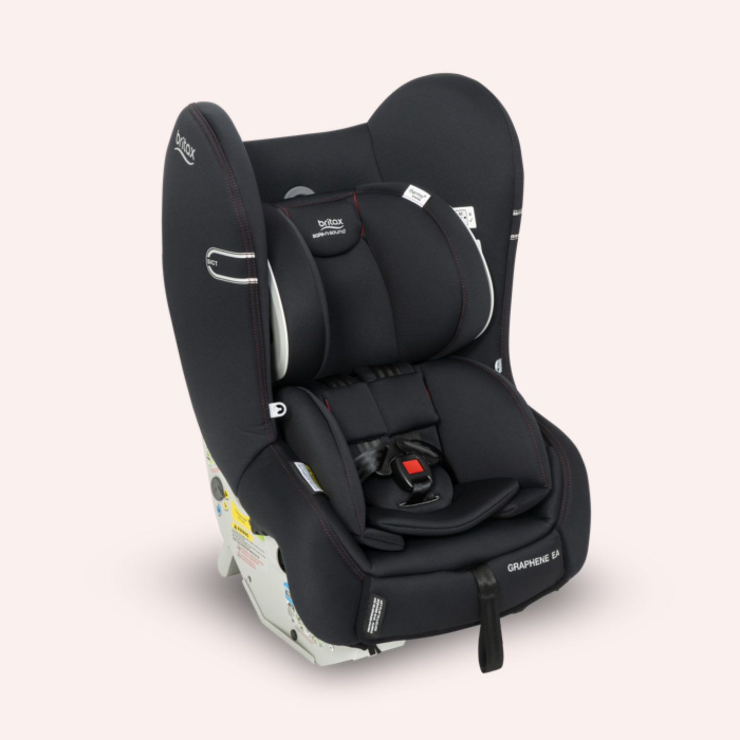 Safe-N-Sound Graphene EA Ifix Convertible Car Seat (0-4 Years) - Raven Black