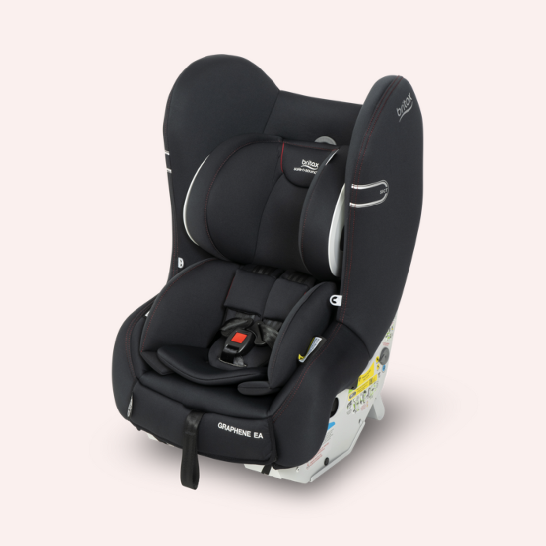 Safe-N-Sound Graphene EA Ifix Convertible Car Seat (0-4 Years) - Raven Black