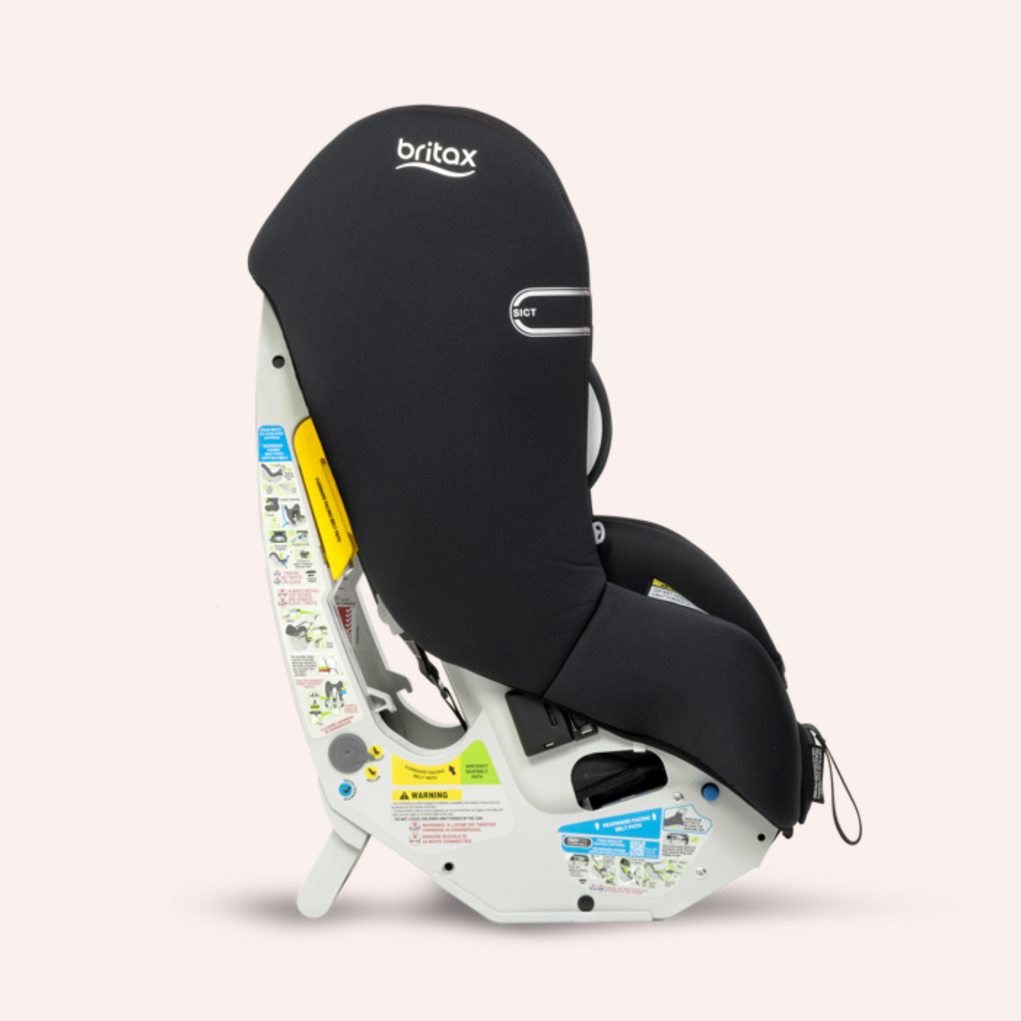 Safe-N-Sound Graphene EA Ifix Convertible Car Seat (0-4 Years) - Raven Black