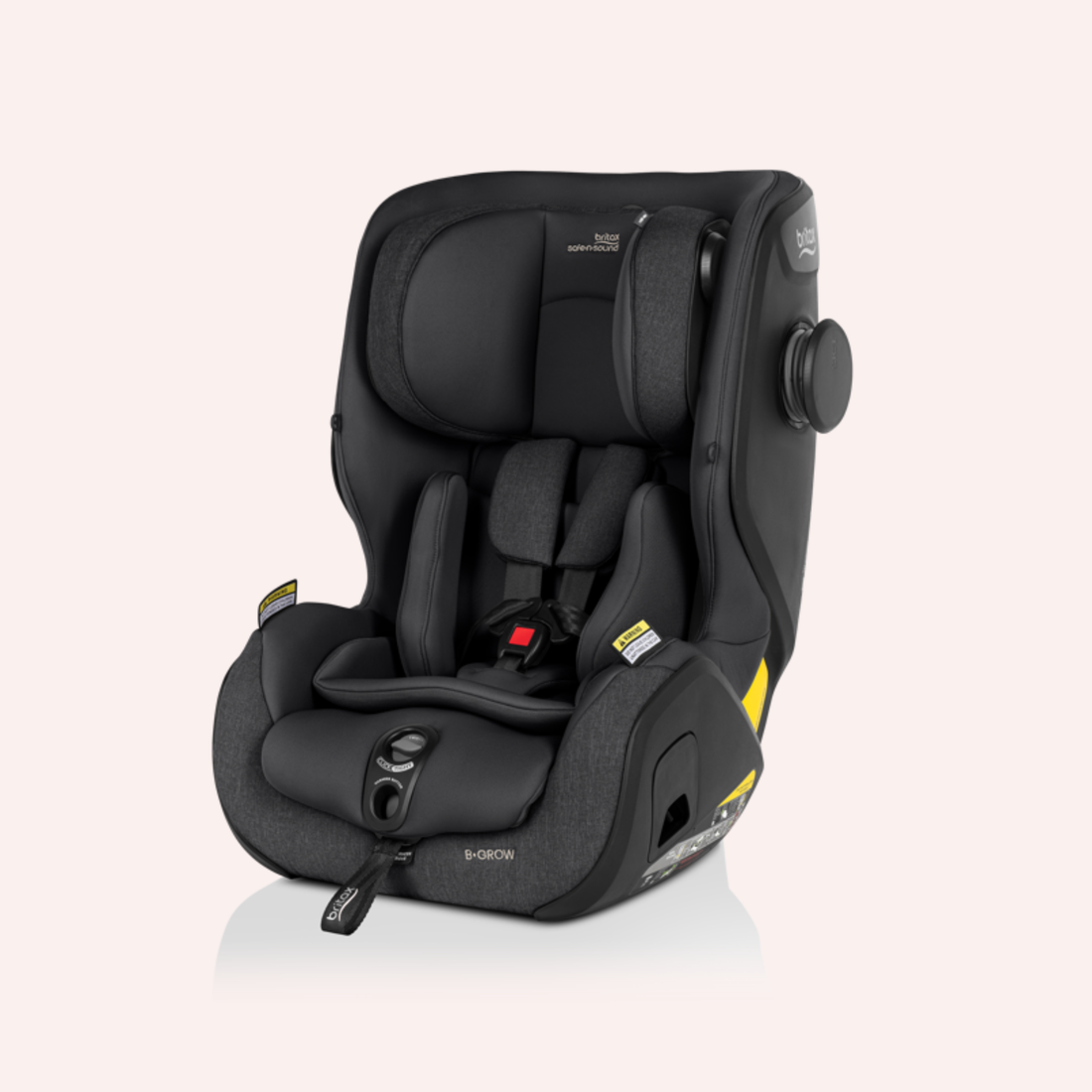 britax b first Safe-N-Sound B-Grow Style (1-8 Years) - Raven Black by Britax