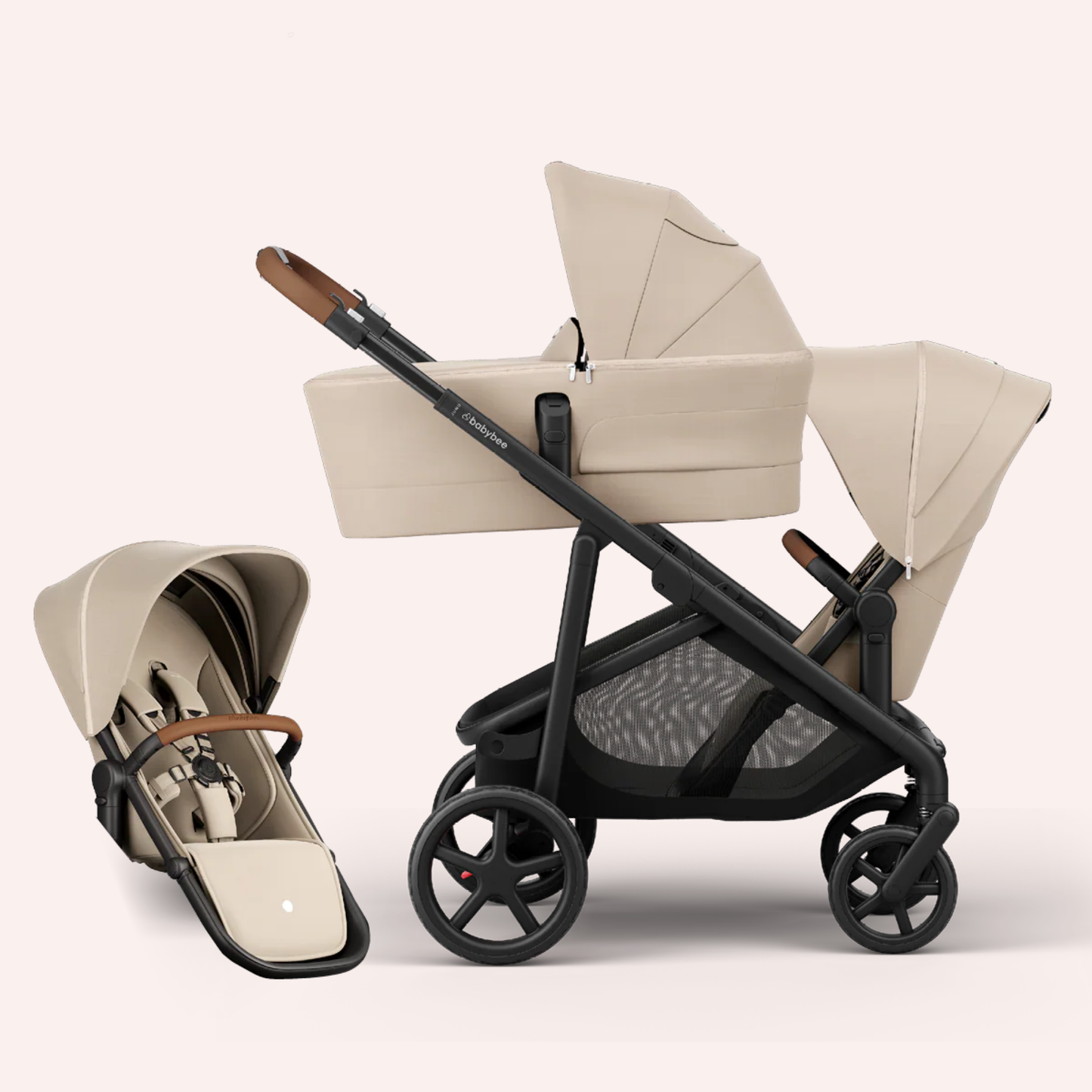 Babybee Juno Double Pram