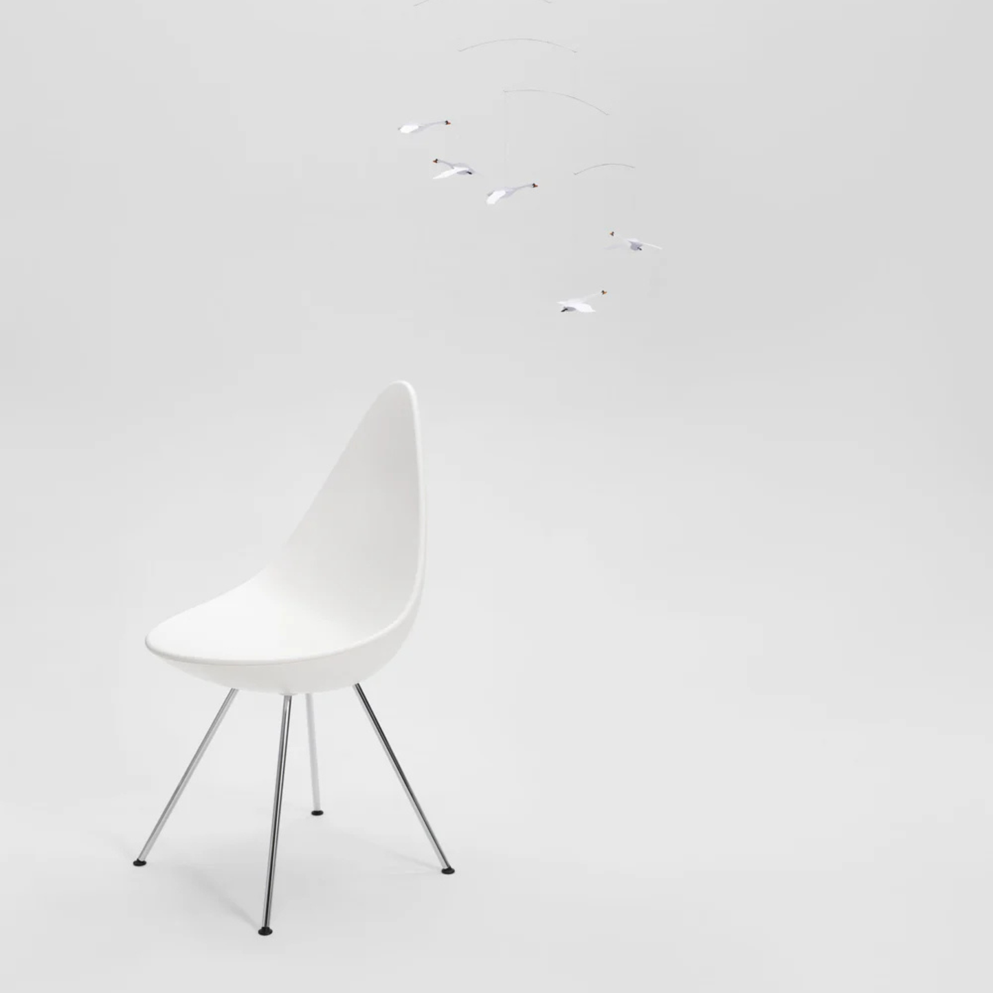 Scandinavian Swans Mobile