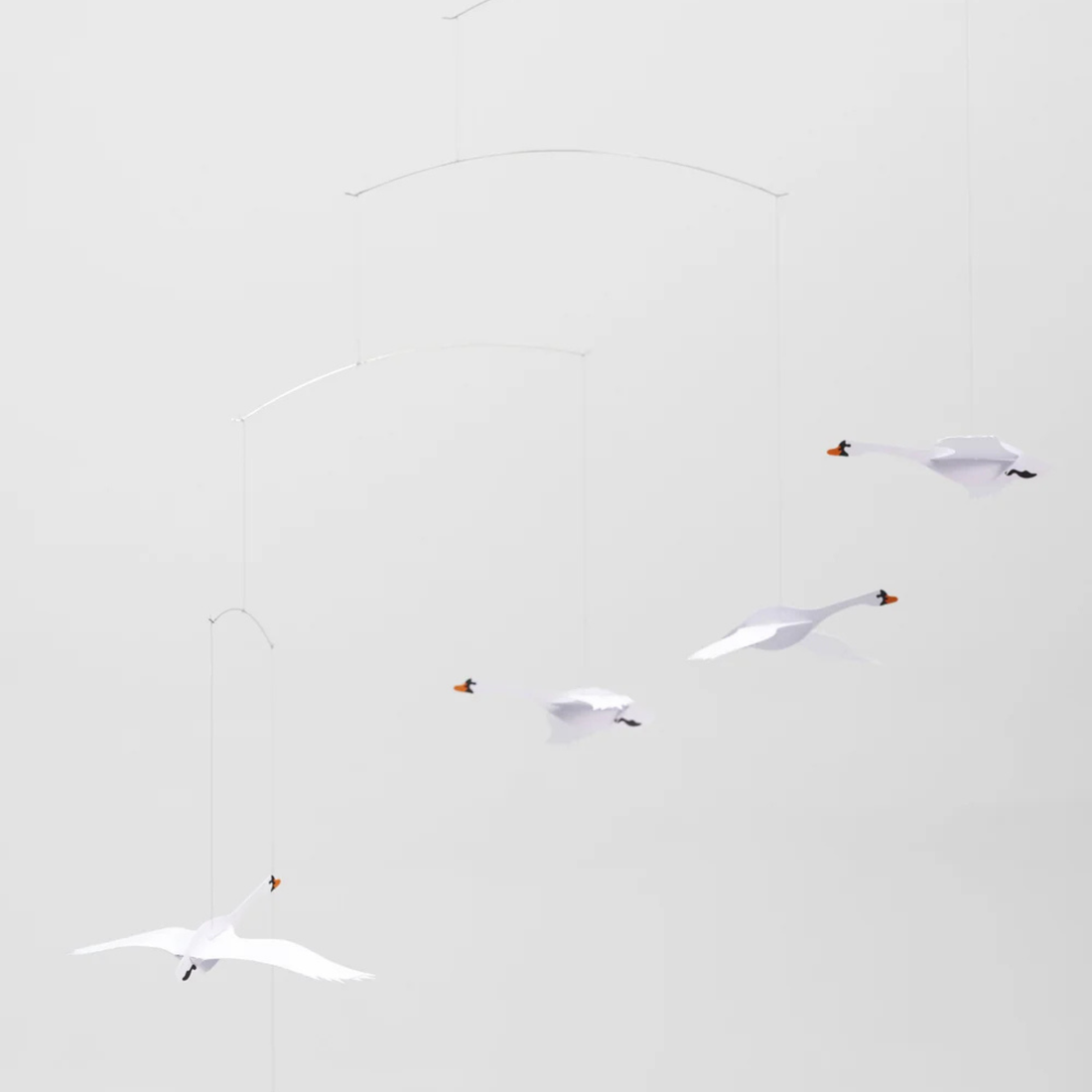 Scandinavian Swans Mobile