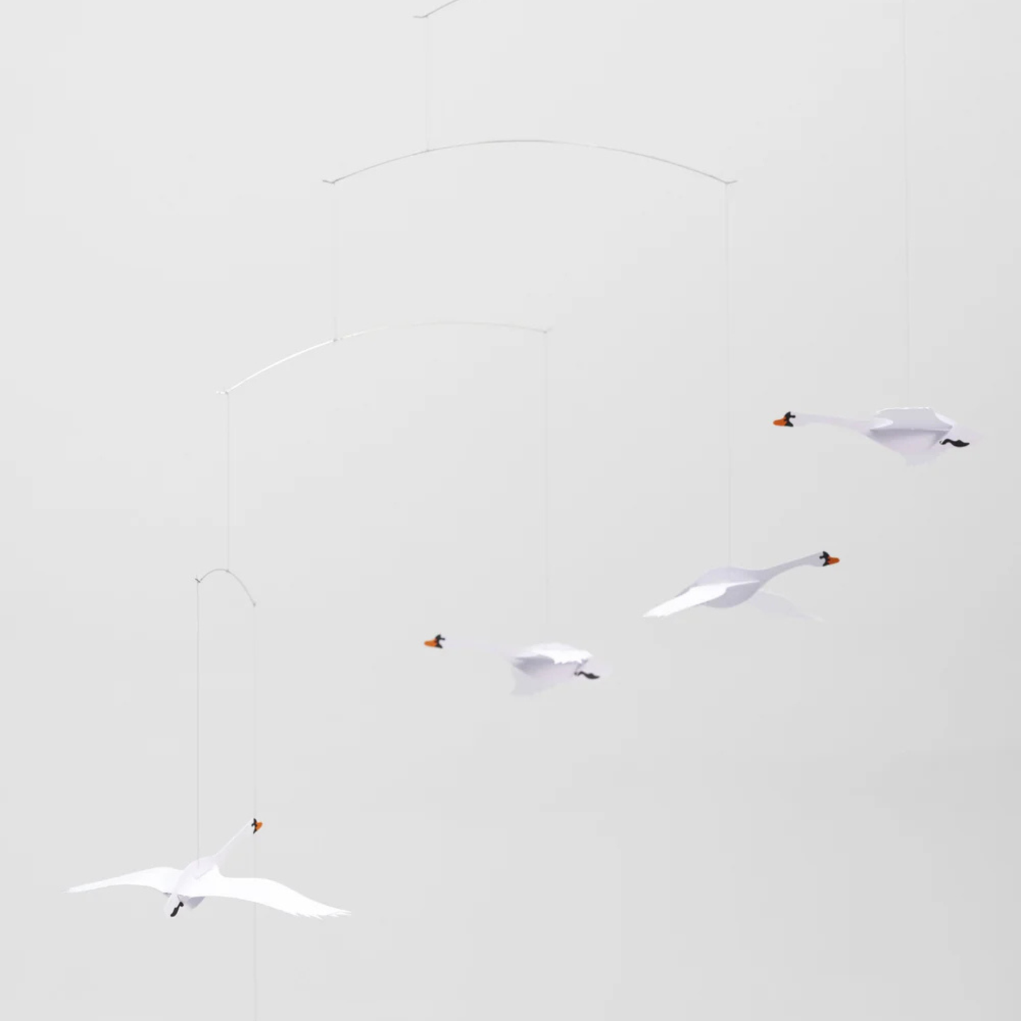 Scandinavian Swans Mobile