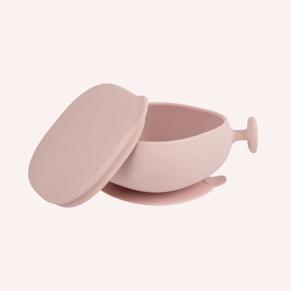 Silicone Bowl + Lid - Blush