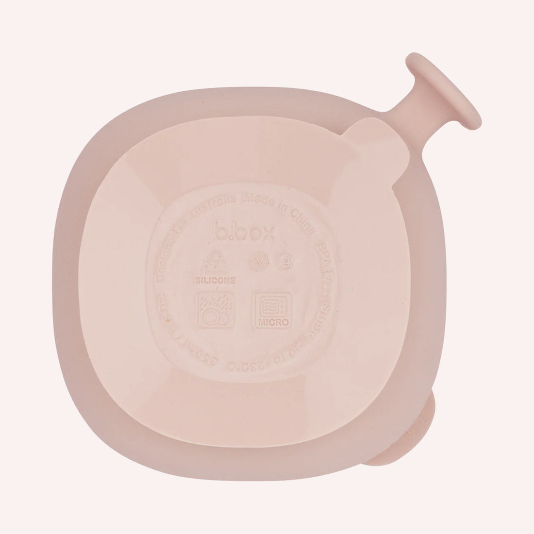 Silicone Bowl + Lid - Blush