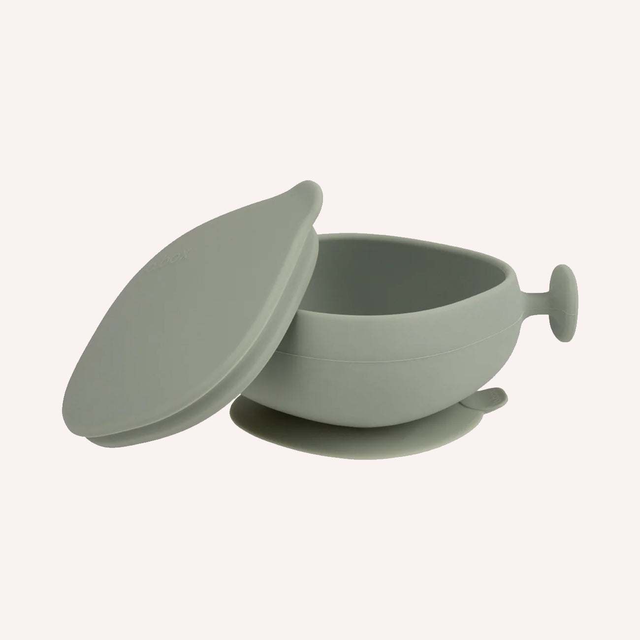 Silicone Bowl + Lid - Sage