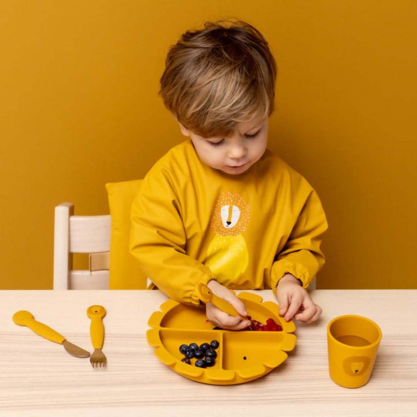 Silicone Cutlery Set 3-pack - Mr. Lion