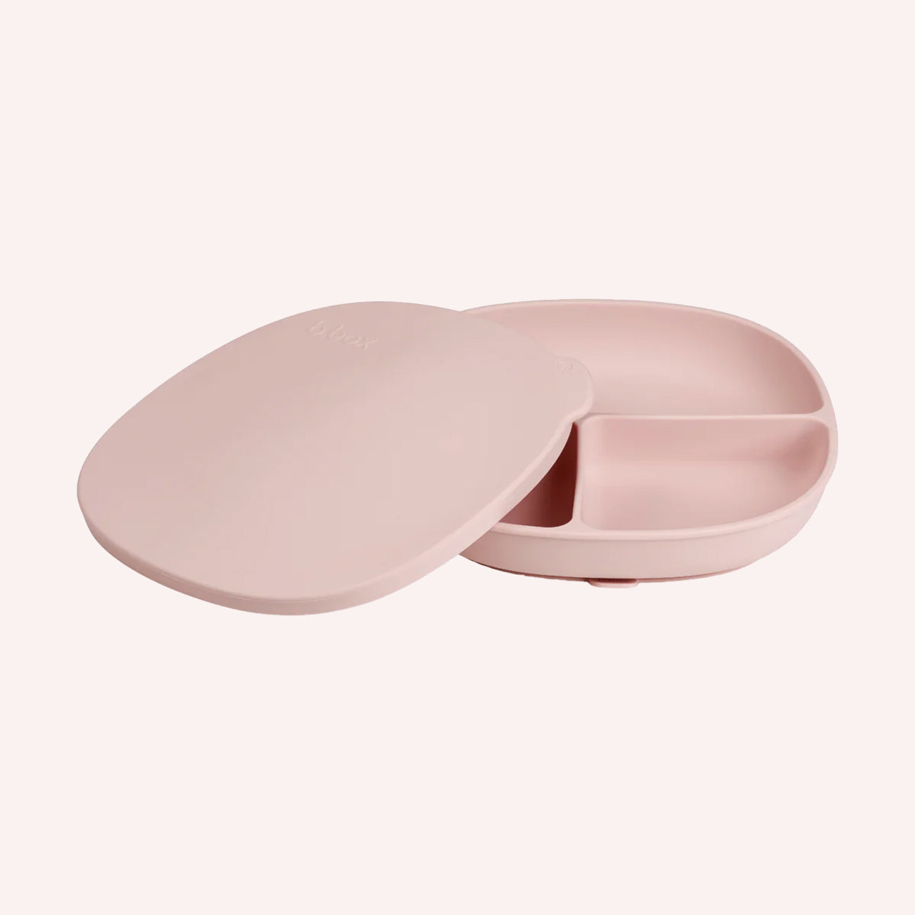 Silicone Plate + Lid - Blush