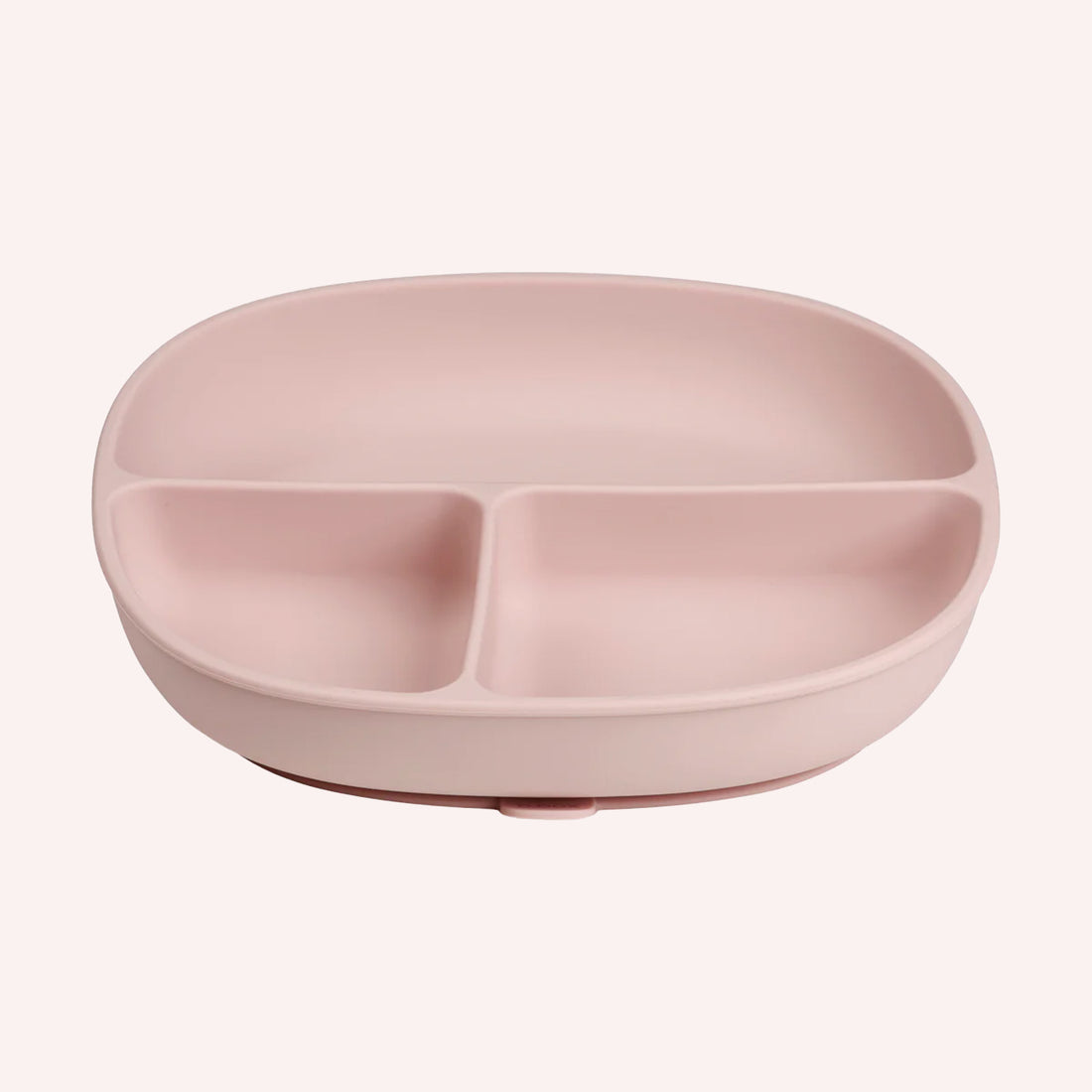 Silicone Plate + Lid - Blush