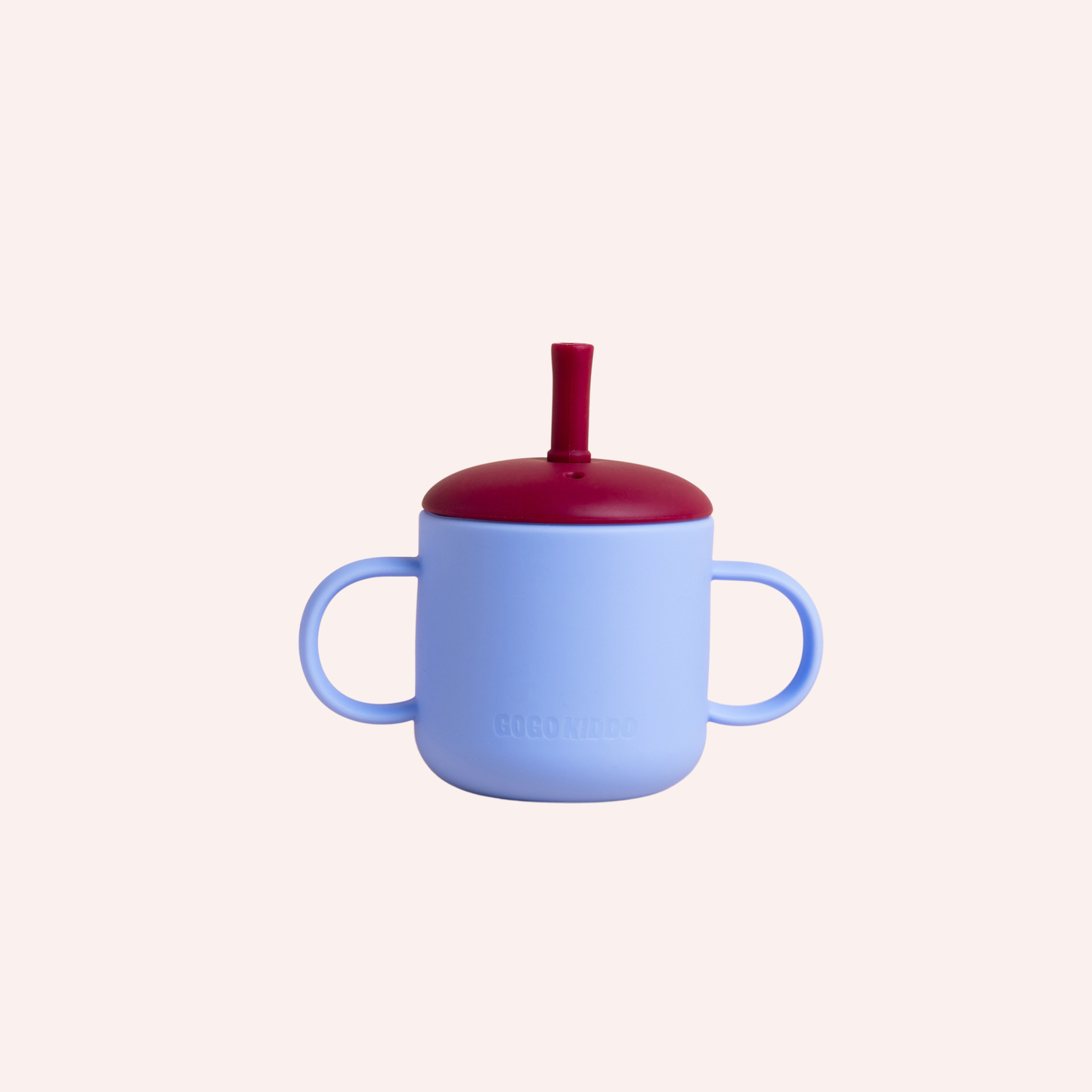 Fun Firsts Silicone Straw Cup - Super Rad Periwinkle Blue