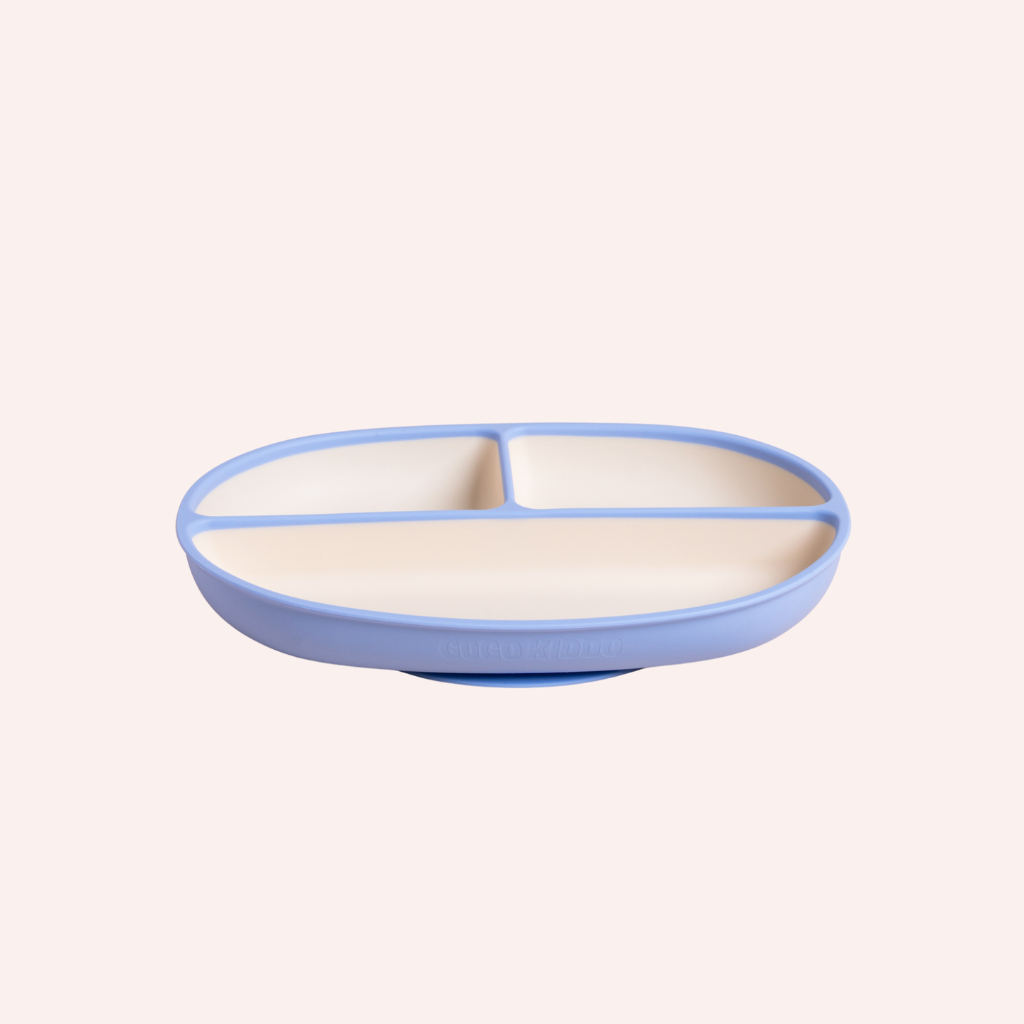 Fun Firsts Silicone Suction Divider Plate - Periwinkle Blue