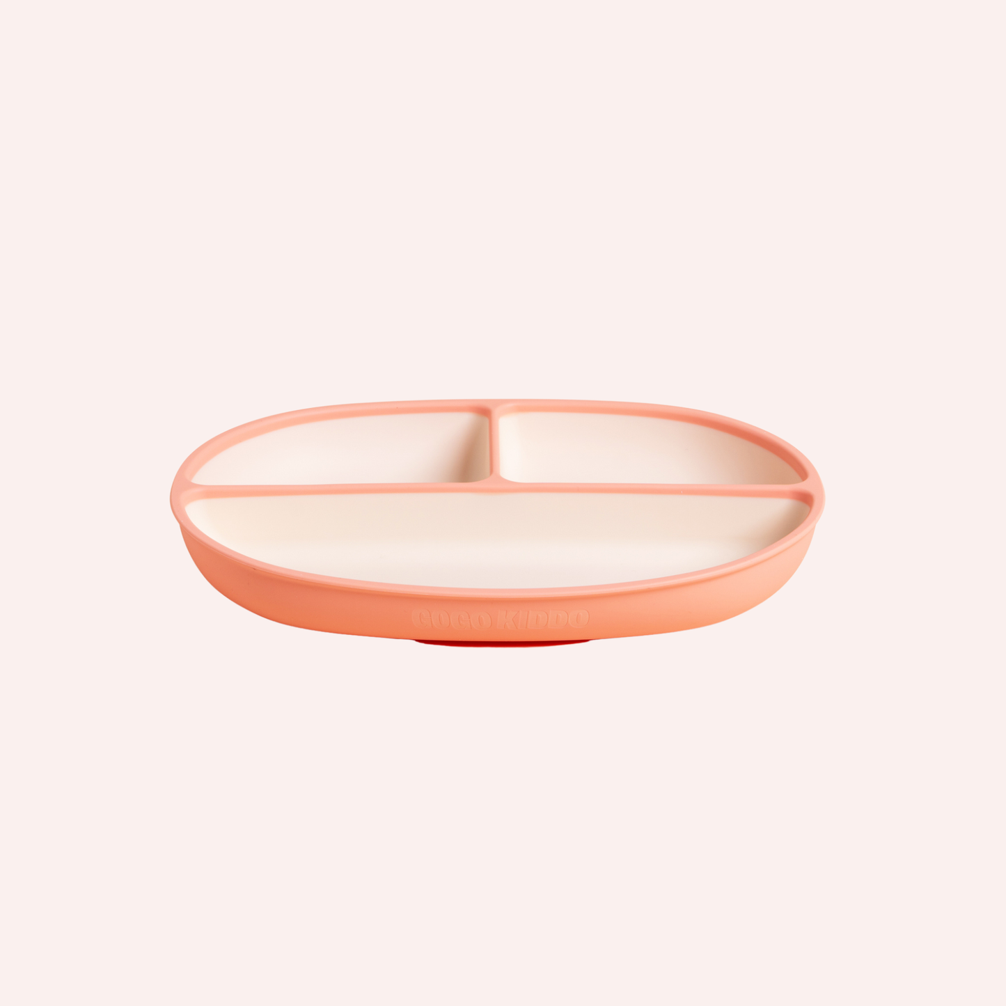 Fun Firsts Feeding Set Silicone - Croissant Peach