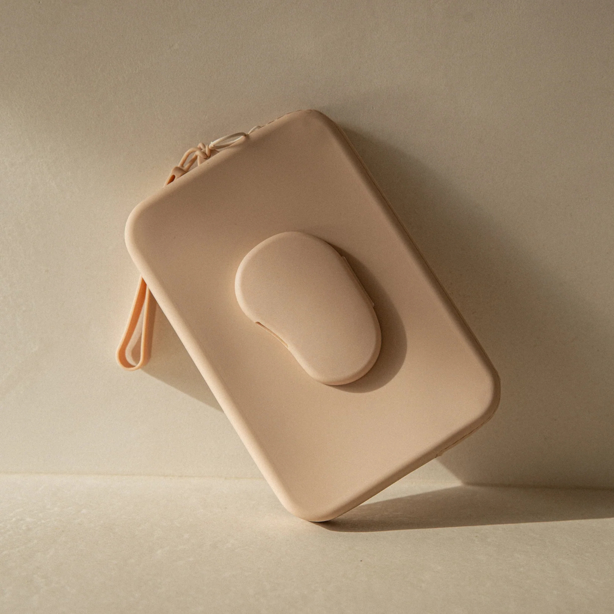 Silicone Wipes Pouch - Sand