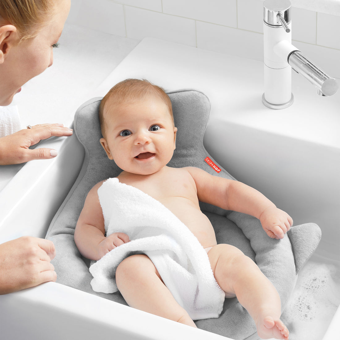 Skip Hop - Moby SoftSpot Sink Bather - Grey