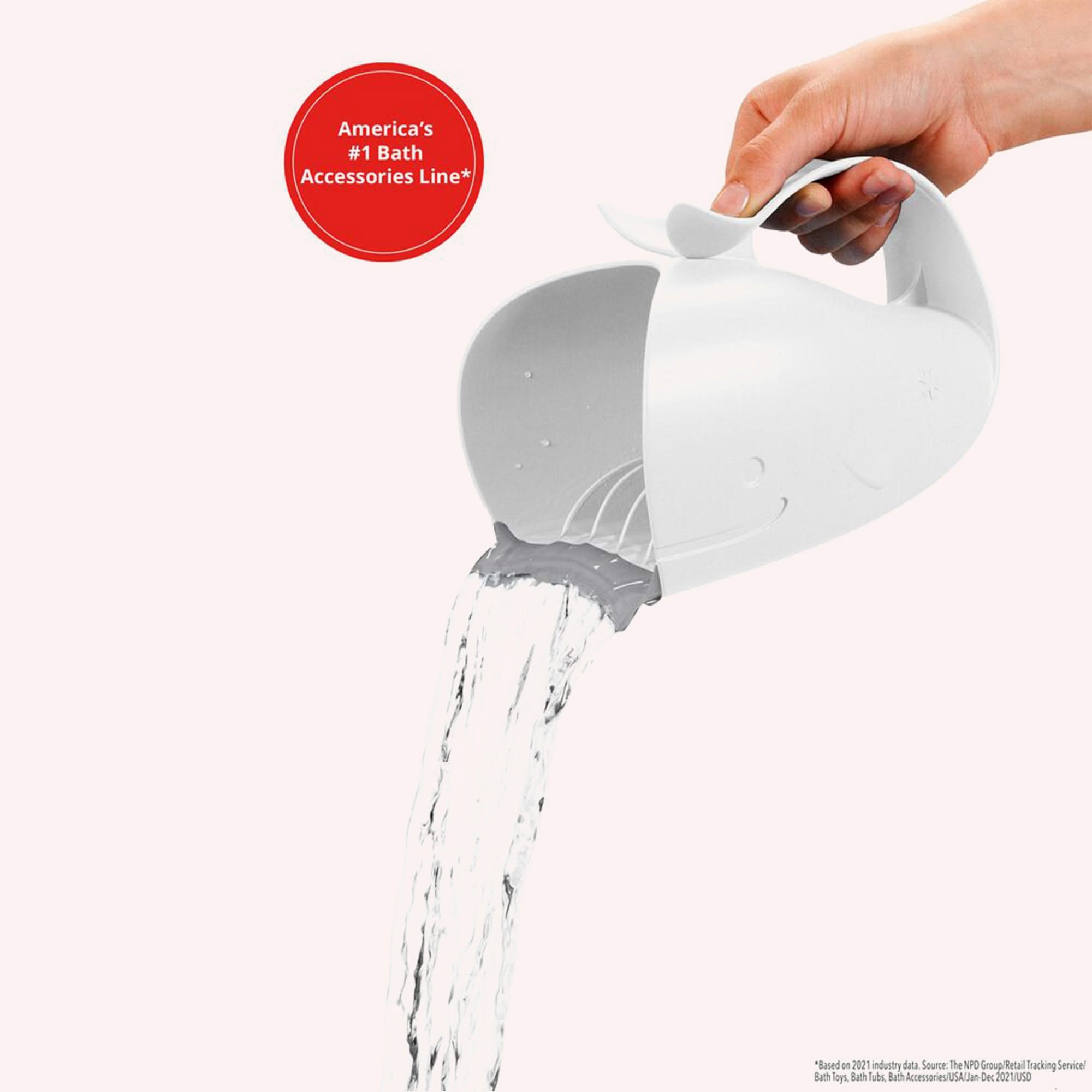 Skip Hop - Moby Waterfall Bath Rinser - White by Skip Hop | the memo ...