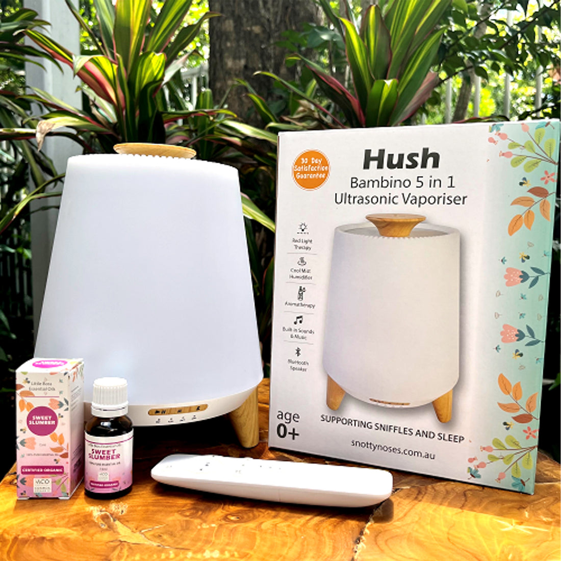 Hush Vaporiser and Essential Oil