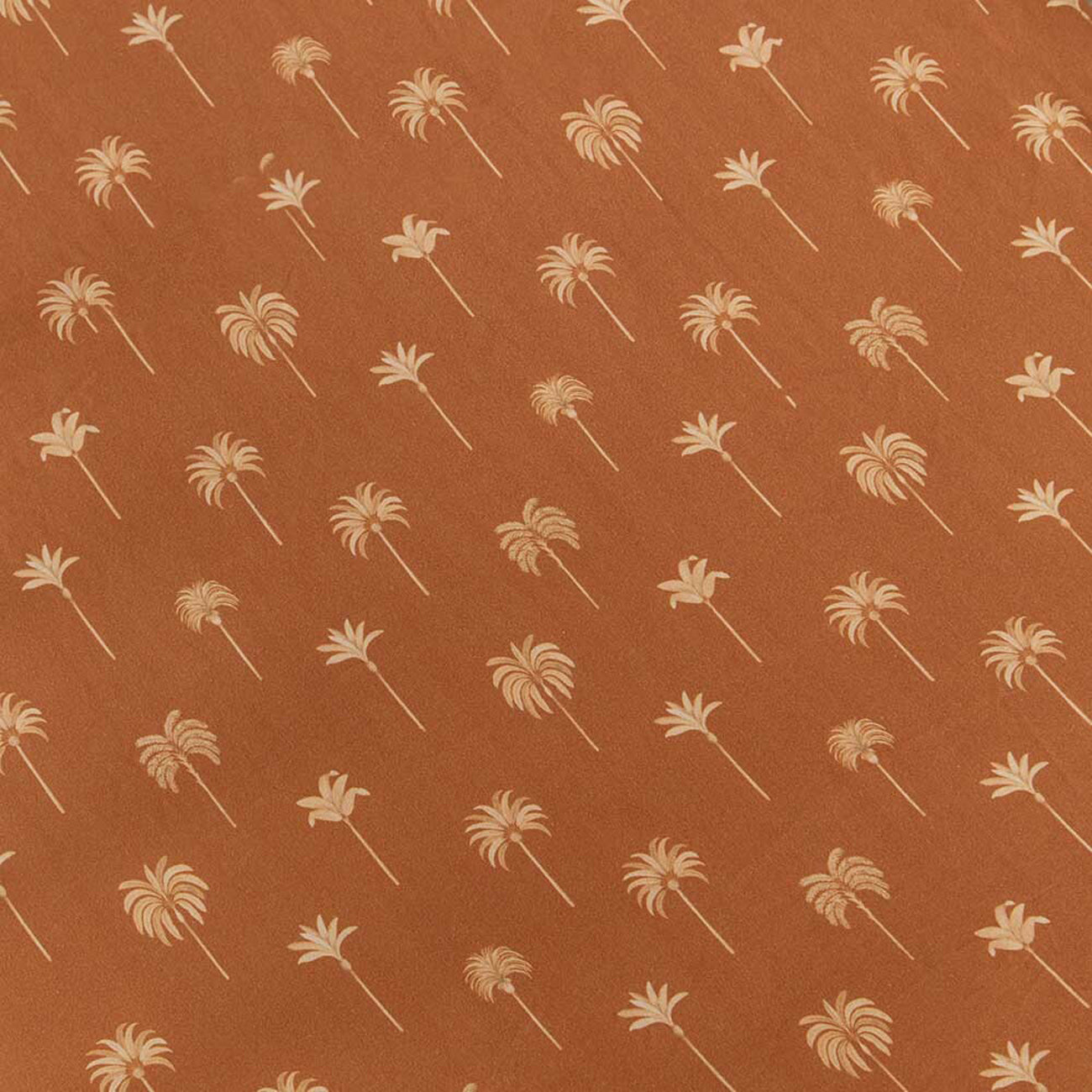 Fitted Cot Sheet - Bronze Palm