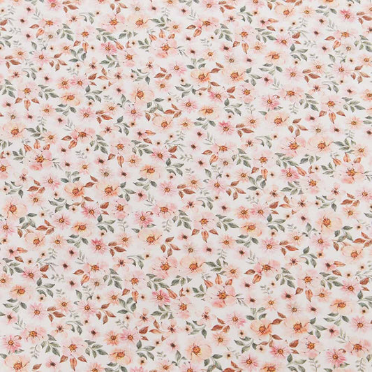 Bassinet Sheet / Change Pad Cover - Spring Floral