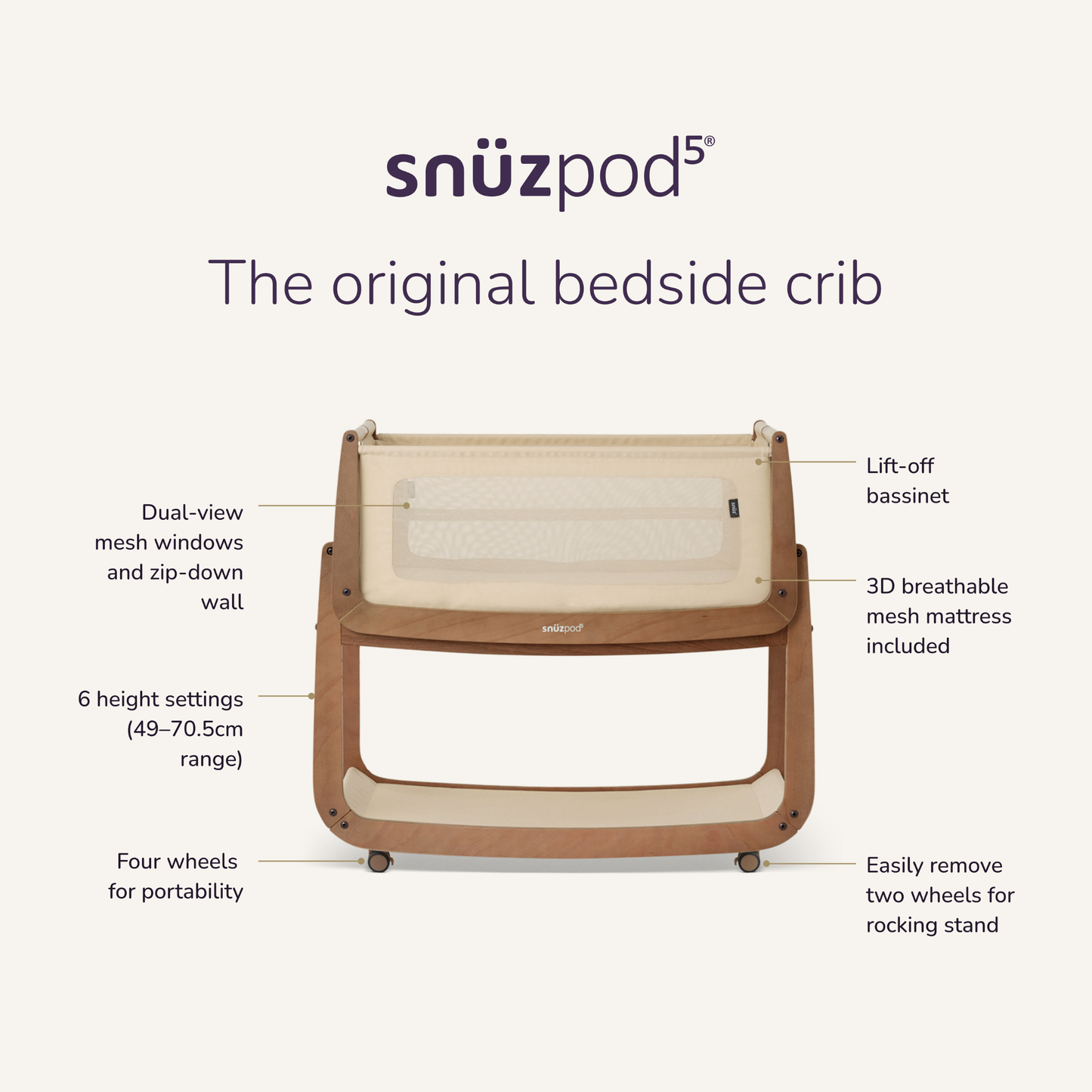 SnuzPod5 - Walnut