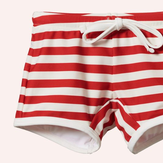 Splash Shorts - Red Sea Stripe