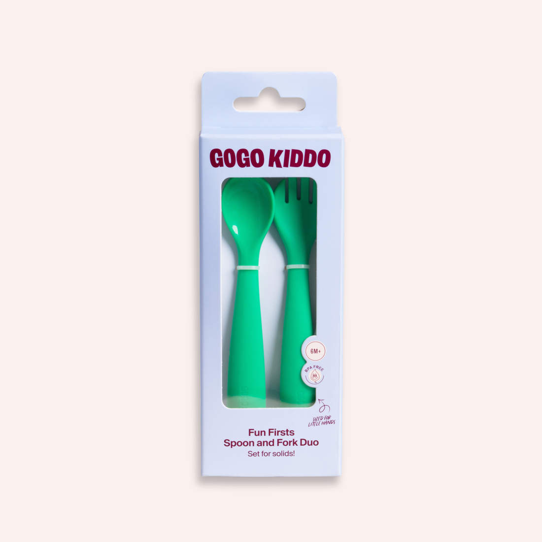 Fun Firsts Spoon and Fork Duo - Green