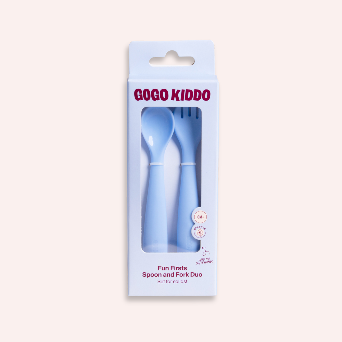 Fun Firsts Spoon and Fork Duo - Periwinkle Blue