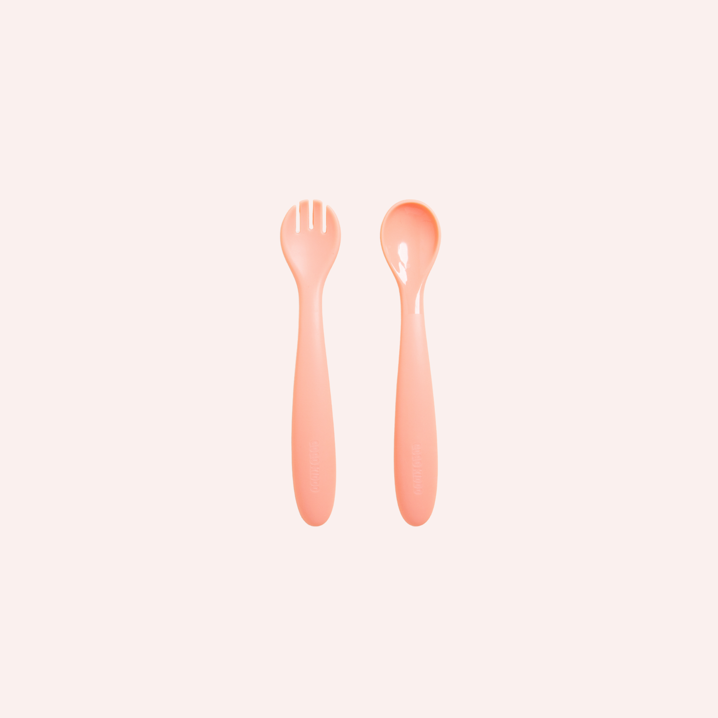 Fun Firsts Spoon and Fork Duo - Peach