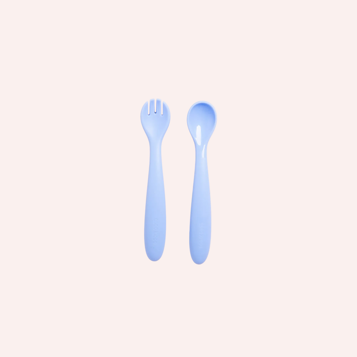 Fun Firsts Spoon and Fork Duo - Periwinkle Blue