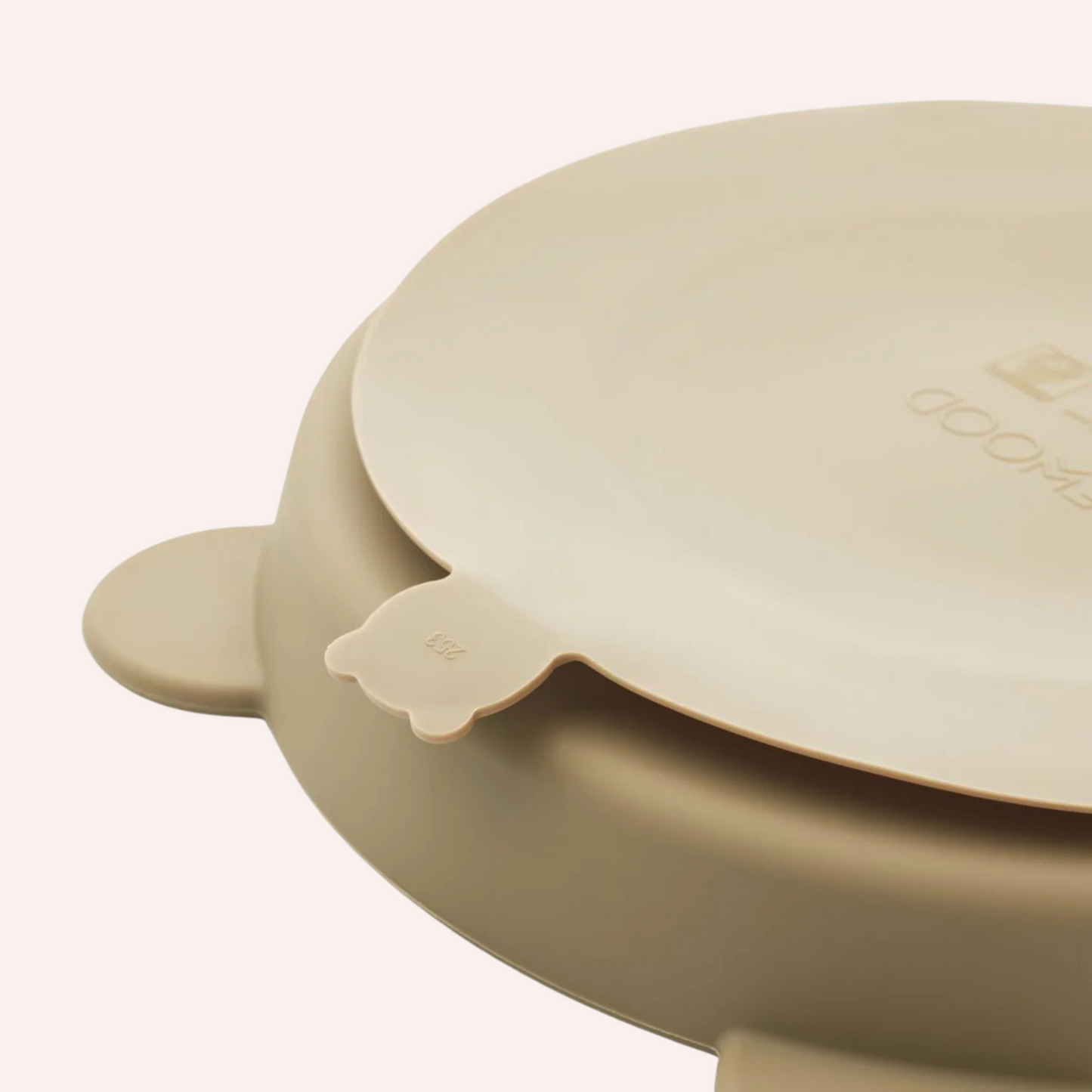 Stacy Divider Suction Plate 2 pack - Sandy/Oat