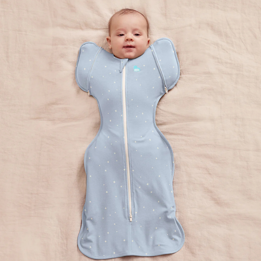 Stage 1 Swaddle Up 1.0TOG Stretch Cotton - Twinkle Powder Blue